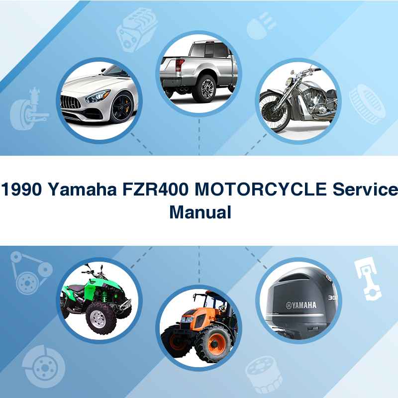 1990 Yamaha FZR400 MOTORCYCLE Service Manual