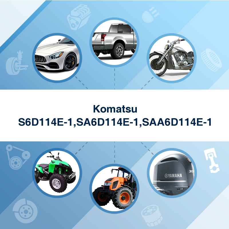 Komatsu S6D114E-1,SA6D114E-1,SAA6D114E-1