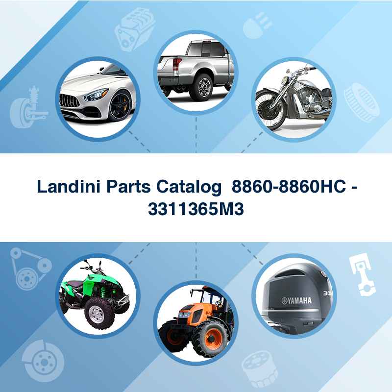 Landini Parts Catalog  8860-8860HC - 3311365M3