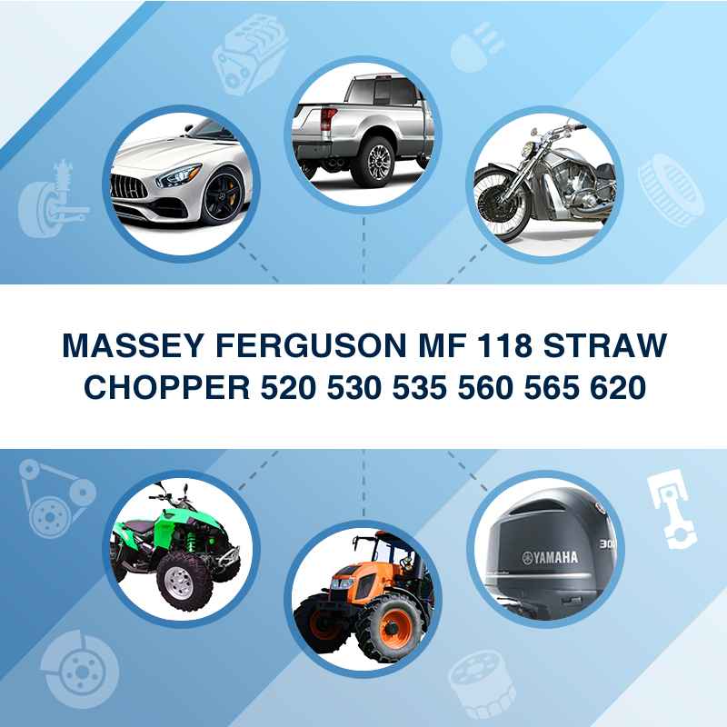MASSEY FERGUSON MF 118 STRAW CHOPPER 520 530 535 560 565 620