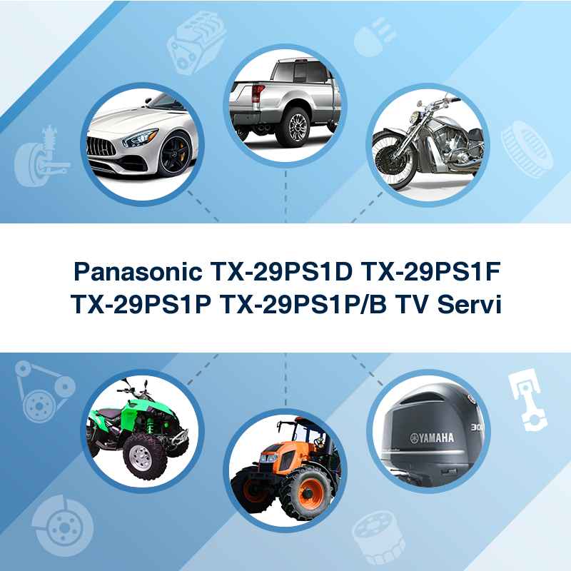 Panasonic TX-29PS1D TX-29PS1F TX-29PS1P TX-29PS1P/B TV Servi
