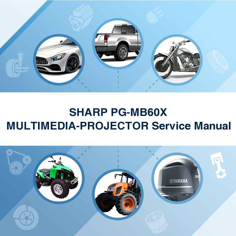SHARP PG-MB60X MULTIMEDIA-PROJECTOR Service Manual