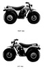 Thumbnail 1983 1984 1985 1986 Suzuki ALT125 ATV models FACTORY Service Manual