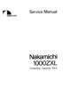 Thumbnail Nakamichi 1000 ZXL Original Service Manual