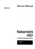 Thumbnail Nakamichi 480 Original Service Manual Thumbnail Nakamichi 480 Original Service Manual