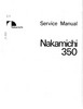 Thumbnail Nakamichi 350 Original Service Manual Thumbnail Nakamichi 350 Original Service Manual