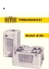 Thumbnail Revox B-36 reel to reel tape recorder Service Manual German