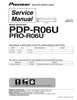 Thumbnail Pioneer PDP-R06U Plasma Media Receiver Service Manual
