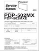 Thumbnail Pioneer PDP-502 MX , ARP-3037 Kuro Plasma TV Service Manual