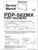 Thumbnail Pioneer PDP-502 MXE , ARP-3075 Kuro Plasma TV Service Manual