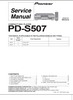 Thumbnail Pioneer PD-S-507  Original Service Manual