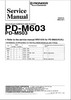 Thumbnail Pioneer PD-M-503 & PD-M-603 Original Service Manual