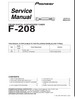 Thumbnail Pioneer F-208 Tuner , Original Service Manual