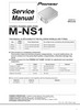Thumbnail Pioneer M-NS21 Power Amplifier , Original Service Manual