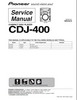 Thumbnail Pioneer CDJ-400  , Original Service Manual