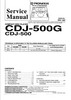 Thumbnail Pioneer CDJ-500 & CDJ-500G  , Original Service Manual