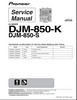Thumbnail Pioneer DJM-850 Mixer , Original Service Manual