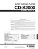 Thumbnail Yamaha CD-S-2000 Cd-player , Original Service Manual Thumbnail Yamaha CD-S-2000 Cd-player , Original Service Manual