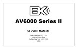 Thumbnail BK B&K AV-6000 II (mk2) Original Service Manual