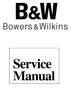 Thumbnail B&W CDS6 series-3 Bowers & Wilkins   Service Manual