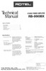 Thumbnail Rotel RB-990-BX Power Amplifier  Service - Technical Manual