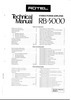 Thumbnail Rotel RB-5000 Power Amplifier  Service - Technical Manual