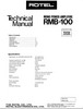 Thumbnail Rotel RMB-100  Power Amplifier Service Technical Manual