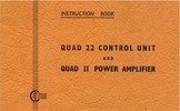 Thumbnail Quand 22 pre & Quad-II power , original Service Manual