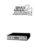Thumbnail Luxman L-1 & L-1A Amplifier , Original Service Manual