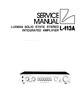 Thumbnail Luxman L-113-A Amplifier , Original Service Manual