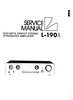 Thumbnail Luxman L-190-A Amplifier , Original Service Manual