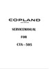 Thumbnail Copland CT-505 ,Original  Service Manual