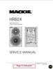 Thumbnail Mackie HR-824 active speaker , Service Manual Thumbnail Mackie HR-824 active speaker , Service Manual