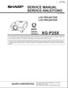 Thumbnail Sharp XG-P25X  , Projector Original Service Manual
