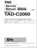 Thumbnail Tad - Pioneer C-2000 preamplifier , Service Manual Thumbnail Tad - Pioneer C-2000 preamplifier , Service Manual