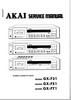 Thumbnail Akai GX-F-31 GX-F-51 GXF-71   cassette deck , Service Manual