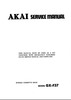 Thumbnail Akai GX-F-37  cassette deck , Service Manual