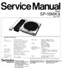 Thumbnail Technics SP-10 mk2 Turntable , Service Manual collection