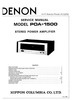 Thumbnail Denon POA-1500 , Power Amplifier , original Service Manual 