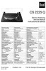 Thumbnail Dual CS-2225-Q Turntable Service Manual