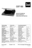 Thumbnail Dual CST-100 Turntable Service Manual Thumbnail Dual CST-100 Turntable Service Manual