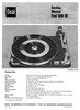 Thumbnail Dual 1009-SK Turntable Service Manual