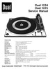Thumbnail Dual 1225 Turntable Service Manual Thumbnail Dual 1225 Turntable Service Manual
