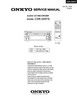 Thumbnail Onkyo CDR-205TX CD Recorder Service Manual
