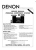 Thumbnail Denon D-65 Service Manual