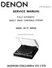 Thumbnail Denon DP-7F turntable Service Manual