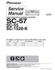 Thumbnail Pioneer SC-1526 Home Cinema Receiver Service Manual
