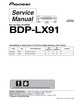 Thumbnail Pioneer BDP-LX-91 Blu Ray player Service Manual