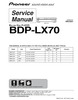 Thumbnail Pioneer BDP-LX-70 Blu Ray player Service Manual Thumbnail Pioneer BDP-LX-70 Blu Ray player Service Manual