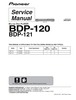 Thumbnail Pioneer BDP-121 (AC 120V) Blu Ray player Service Manual